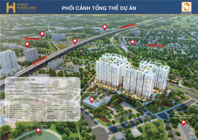 Bán Kiot tiện kinh doanh mặt đường 5 quận Long Biên, Hà Nội dự án Hà nội homeland