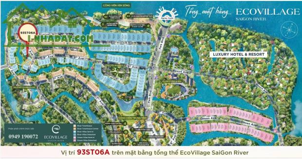 biệt thự song lập mặt tiền sông Ecovillage Saigon River giá 17 tỷ (gồm VAT, PBT) - 3