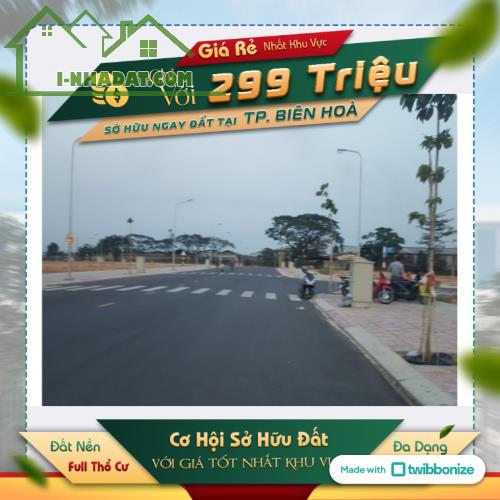 Lô đất sổ riêng giá tốt nhất TP Biên Hòa - 1
