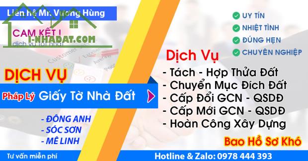 Bán đất kinh doanh, Dt 110m2, Mt 5m, Tân Ninh, Tân Dân, Sóc Sơn, Hà Nội - 1