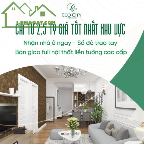 Sốc! Quỹ căn đẹp nhất KDT Ecocity Việt Hưng nhận nhà ở ngay, full Nt, quà tặng 180tr htls - 2