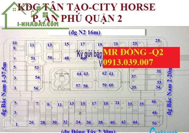 Hiếm KDC KDC Tân Tạo, Nguyễn Hoàng, 7x20 Đối Diện Công Viên 175tr/m2 Đẹp Xây Nhiều - 1