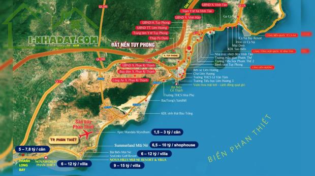 Chỉ 725 triệu sở hữu 117m2 (thổ) đất biển Tuy Phong, đường 29m cách QL1A chỉ 300m - 5