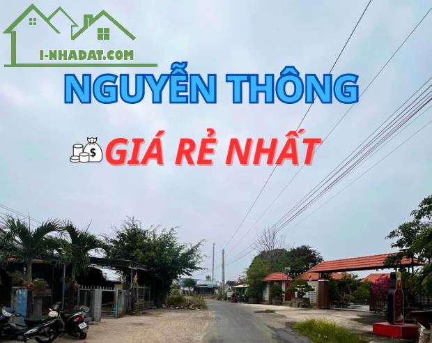 434m2 có thổ cư giá rẻ nhất tuyến đường Nguyễn Thông, xã Tân Bình, thị xã LaGi