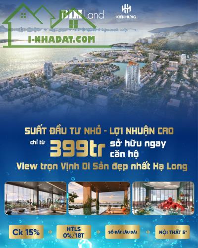 CHỈ 399 TRIỆU CĂN HỘ view BIỂN trung tâm Hạ Long kế cạnh Lotte Mart với ICON40 - CHO THUÊ - 1