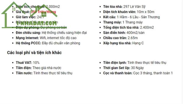 Cho thuê khách sạn mặt tiền Lê Văn Sỹ, Phường 1, Quận Tân Bình - 2