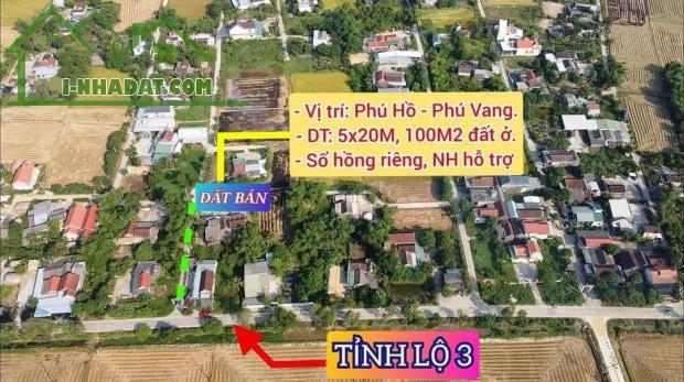 Đất full thổ cư tại Phú Hồ, Giá đầu tư chỉ 585tr/100m2 - 1