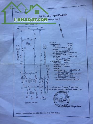 Bán căn biệt thự T2 53,3m2 và 13.3 m2 nhà C4 tầng 1có nóc tại ngõ Hàng Bún, Ba Đình Hà nội - 3