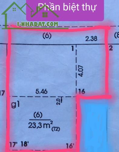 Bán căn biệt thự T2 53,3m2 và 13.3 m2 nhà C4 tầng 1có nóc tại ngõ Hàng Bún, Ba Đình Hà nội - 5