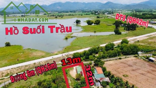 bán đất Vuông vắn thông ra 3 đương dt8 6 va ql26  cạnh hồ Suối Trầu Ninh Xuân Ninh Hoà lh - 3