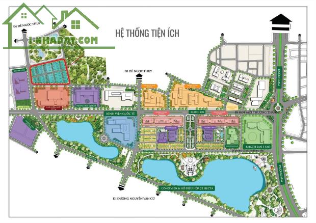 Biệt thự Khai Sơn City, DT170m2,  Lô Góc, Vỉa hè 8m, Mặt Phố 30m, Vị trí Đẹp Nhất Khu.