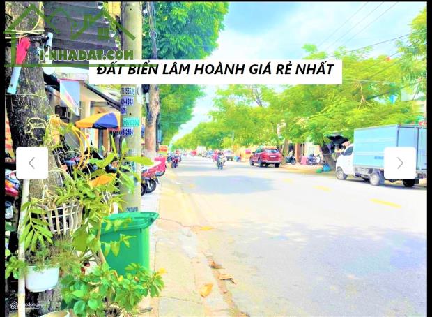 RẺ NHẤT 2 MẶT TIỀN TRƯỚC SAU đất LÂM HOÀNH gần biển Mỹ Khê - 2