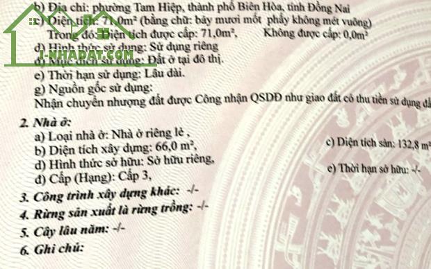BÁN RẺ NHÀ ĐẤT 1TRỆT 1LẦU MẶT TIỀN ĐƯỜNG DƯƠNG BẠCH MAI KINH DOANH, BUÔN BÁN SỔ THỔ CƯ - 7