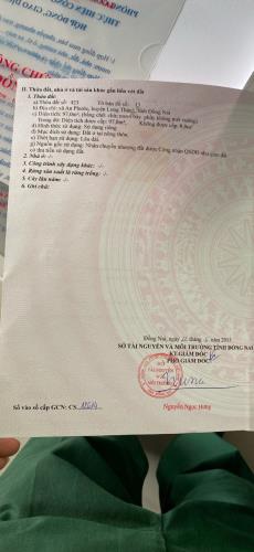 Bán đất full thổ khu Ánh Nguyệt 1 sẹt Phùng Hưng.Long Thành. Giá rẻ. Giá ngộp - 2