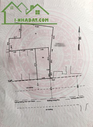 Bán nhà 329m2 mặt tiền kinh doanh đường Hưng Phú P.8 Quận 8 - Giá: 104tr/m2 - 2