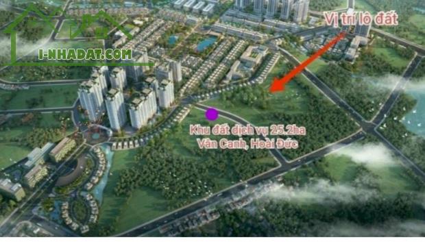 Bán đất dịch vụ Vân Canh 25.2ha, lô góc DT 54m2, MT 4.5m, view KĐT An Lạc nhỉnh 4 tỷ