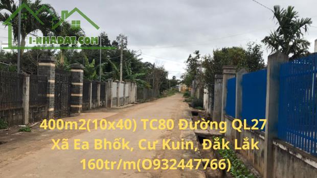 400m2 thổ cư đường QL27 xã Ea Bhốk, Cư Kuin, Đắk Lắk. - 1