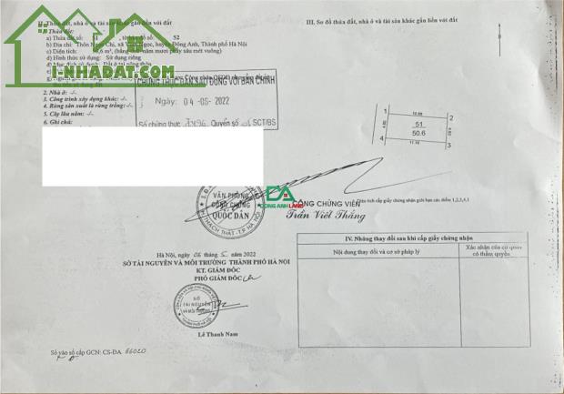 BÁN ĐẤT 50.6M NGỌC CHI VĨNH NGỌC ĐÔNG ANH MẶT ĐƯỜNG NHẬT TÂN KINH DOANH - 3