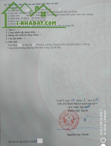 Cần sang nhượng lô đất biệt thự gần 400m2 Quận 9, view sông cực thoáng mát - 5