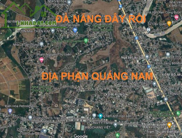 Bán lô đất giáp Đà Nẵng thuộc xã Điện Hòa, tx Điện Bàn, Quảng Nam giá hơn 500 triệu