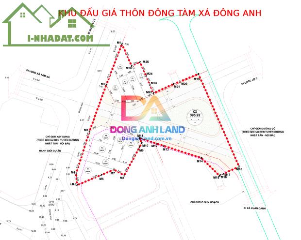 Bán đất đấu giá Thôn Đông Tàm Xá Đông Anh gần dự án Vinhomes Cổ Loa - 5