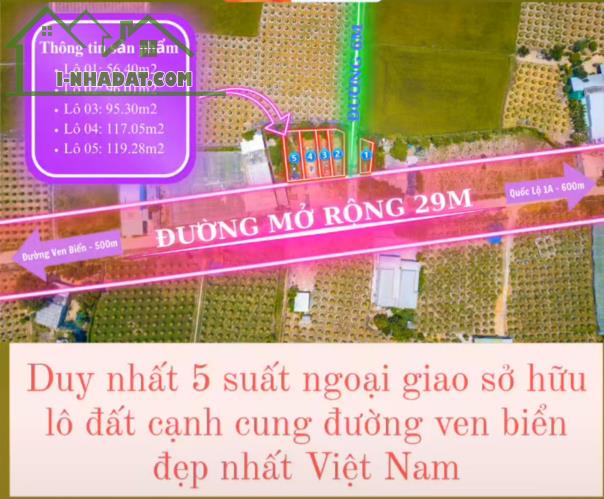 đất hot ven biển liên hương- bình thuận, giá trị đầu tư thấp nhất viêt nam