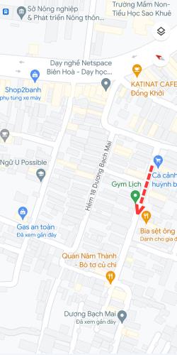 BÁN RẺ NHÀ ĐẤT 1TRỆT 1LẦU MẶT TIỀN ĐƯỜNG DƯƠNG BẠCH MAI KINH DOANH, BUÔN BÁN SỔ THỔ CƯ - 1