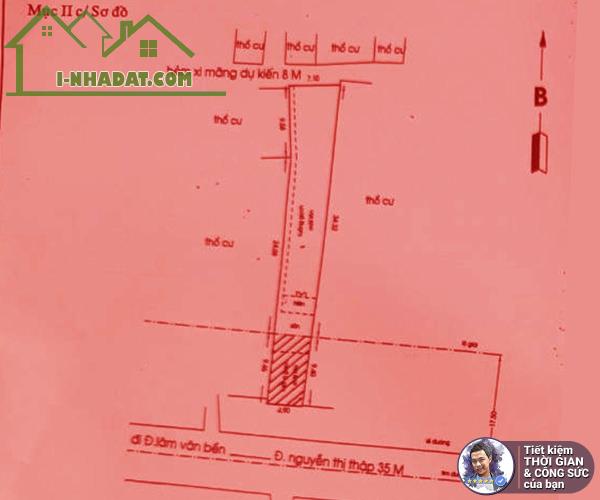 BÁN NHÀ MẶT TIỀN NGUYỄN THỊ THẬP. 250M2. MẶT TIỀN 5M, NỞ HẬU PHONG THỦY. XIN XÂY 9 TẦNG - 3