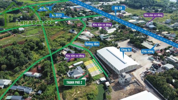 SANG LẠI NỀN ĐẤT 20X50=500M2 THỔ CƯ SHR NGAY TRUNG TÂM THỊ XÃ DÂN CƯ ĐÔNG KÍN GIÁ 390 TR - 1
