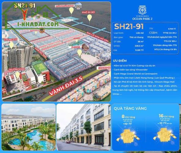 BÁN LIỀN KỀ SAN HÔ - VINHOMES OCEAN PARK 2 - 5