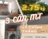 NHÀ NHỎ QUẬN 3 – 23M2 – HOÀNG SA – 2 TẦNG – SÁT MẶT TIỀN – 2.X TỶ