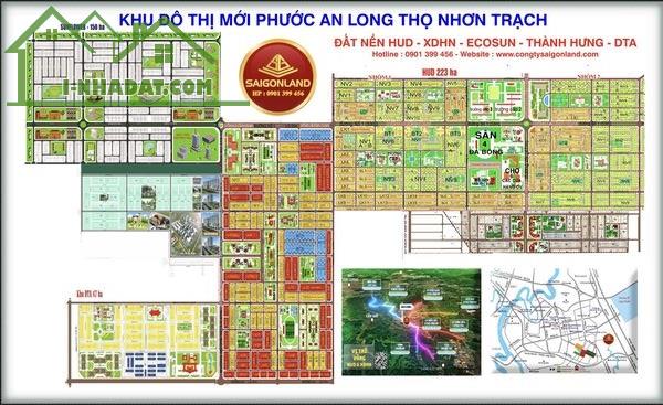 Saigonland nhận Ký Gửi - Mua Bán đất nền dự án HUD và XDHN sổ sẵn  tại Nhơn Trạch Đồng - 4