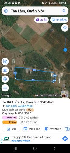 Chủ bán 2ha,266m mặt tiền nhựa tân lâm xuyên mộc có sẳn 2 nhà c4