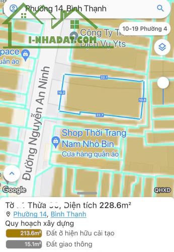 KHÔNG CÓ CĂN THỨ 2! BÁN NHÀ 4 MẶT TIỀN ĐƯỜNG NGUYỄN AN NINH  TRUNG TÂM BÌNH THẠNH GIÁ TỐT - 2