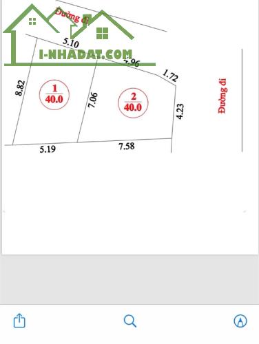 Bìa làng 7m. Bán 40m² tại Thôn Bến- Đông Xuân- Sóc Sơn. Lô Góc. Giá vài trăm triệu - 2