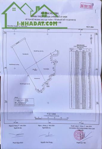 Bán Đất Thôn 1, Xã Gia Huynh, Huyện Tánh Linh, Tỉnh Bình Thuận, 56,000m2 Giá 88 Tỷ