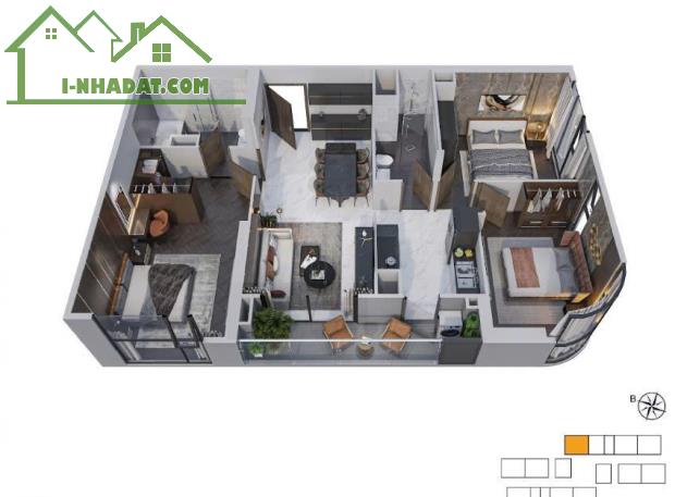 Bán căn hộ 3PN cao cấp The Beverly - Vinhomes Grand Park, tầng 29, view đẹp