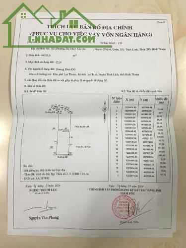 Cần bán đất giá 56 tỷ VND tại Đường ĐT 720, Xã Gia An, Huyện Tánh Linh, Bình Thuận