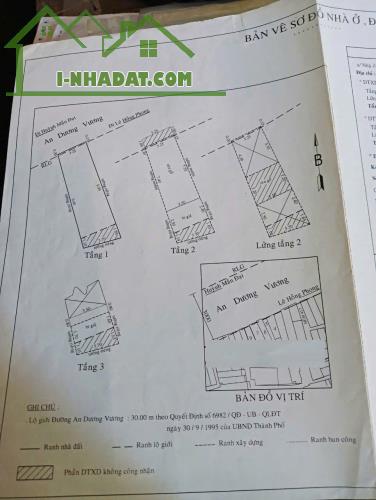 BÁN NHÀ MẶT TIỀN AN DƯƠNG VƯƠNG, P3, Q5.DT:3,7X11, 1TR2L, GIÁ:15 TỶ