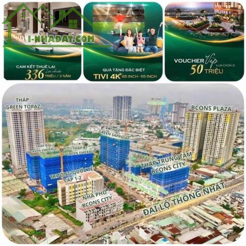 Mở bán căn hộ Bcons City tại Dĩ An chỉ 590 triệu sỡ hữu ngay.