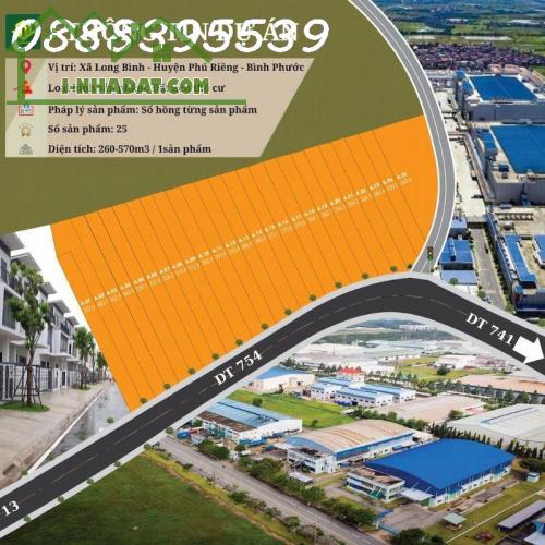 Bán đất thổ cư 300m2, đường 19m, gần trường học, chợ, ủy ban, giảm 50tr còn 450tr - 2