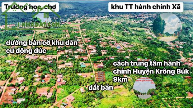 Đất thổ cư mà giá siêu rẻ Cư Pong- Krong Buk- Đắk Lắk đường bê tông quy hoạch 16m cách - 2