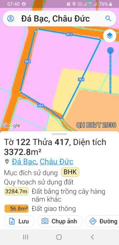 33. Cần Bán 3372m đất Sào tại Xã Đá Bạc, Huyện Châu Đức giá 15 tỷ nay hạ giá còn 9,6 tỷ - 1