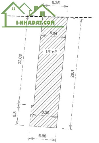 Bán lô đất 181m2 mặt đường Phan Chu Trinh, TP Vinh