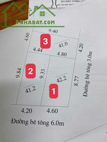 Bán đất ngõ  Địa chỉ :  ngõ 82 Triệu Quang Phục - Cẩm Thượng - 2