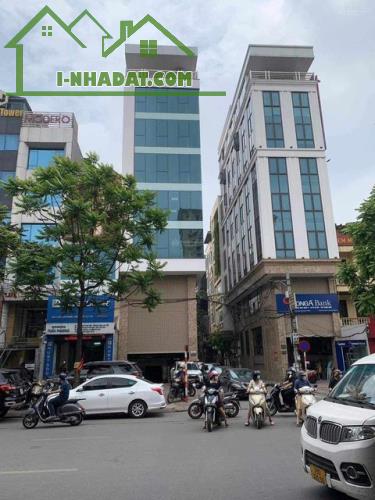 BÁN TOÀ NHÀ VĂN PHÒNG, LÔ GÓC,  MẶT PHỐ KHUẤT DUY TIẾN - THANH XUÂN: 152M, 7T, MT: 6M