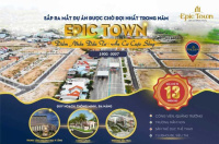 1 lô duy nhất tại dự án Ven đô Epic Town Điện Thắng chỉ 1,5 tỷ VND - lô góc 2 mặt tiền - 5