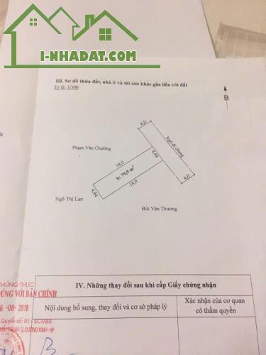 ❌❌❌Cc gửi bán Lô 79,9 m2 ngõ rộng 4 m khu Hải Thành 1 ✔️chỉ cách chợ hải thành hơn 100m. - 5