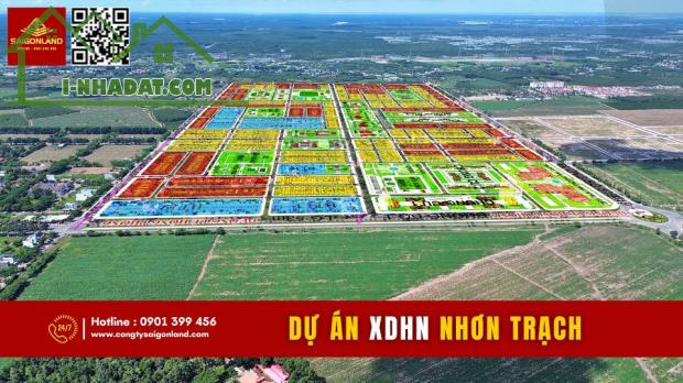 Saigonland Cần bán 20 nền đất dự án HUD và XDHN sổ sẵn với giá cực tốt tại Nhơn Trạch - 4