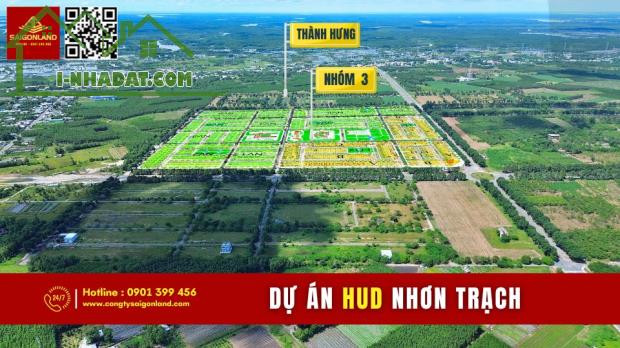 Saigonland Cần bán 20 nền đất dự án HUD và XDHN sổ sẵn với giá cực tốt tại Nhơn Trạch - 3